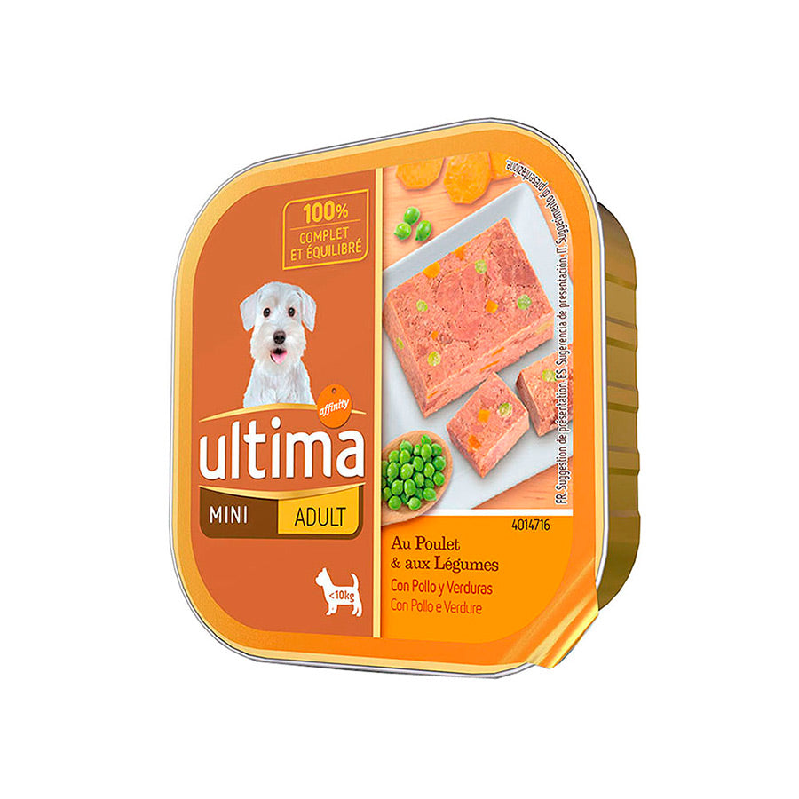 ALIMENTO PERRO ULTIMA M.ADULT POLLO 150G