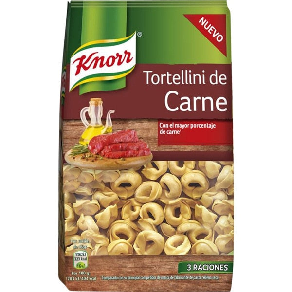 PASTA KNORR TORTELLINI CARNE 250G.