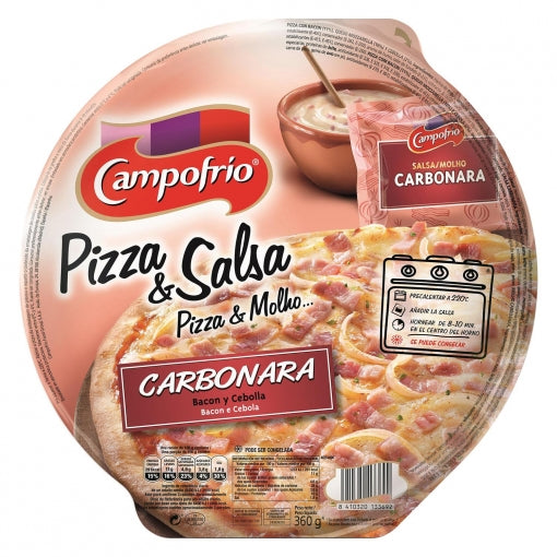 CAMPOFRIO PIZZA CARBONARA 360G