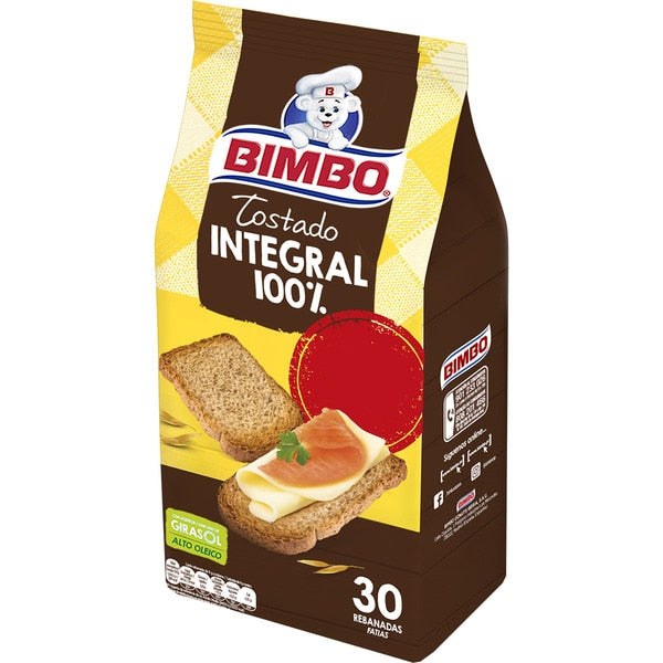 BIMBO TOST. 30REB.INTEGRAL