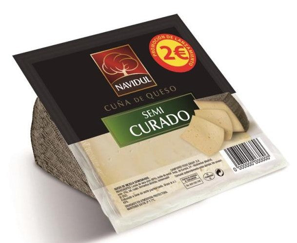 QUESO CUÑA SEMI  NAVIDUL 190G