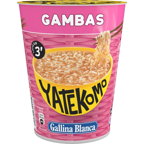 SOPA YATEKOMO VASO GAMBAS 60G