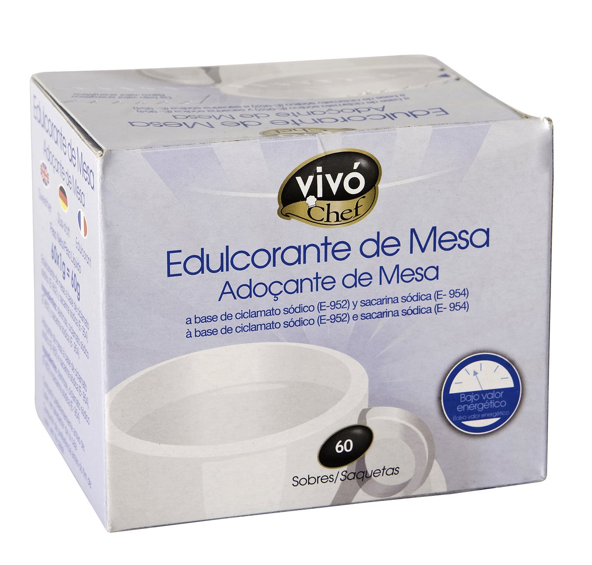 EDULCORANTE SOBRES VIVO 60UNI