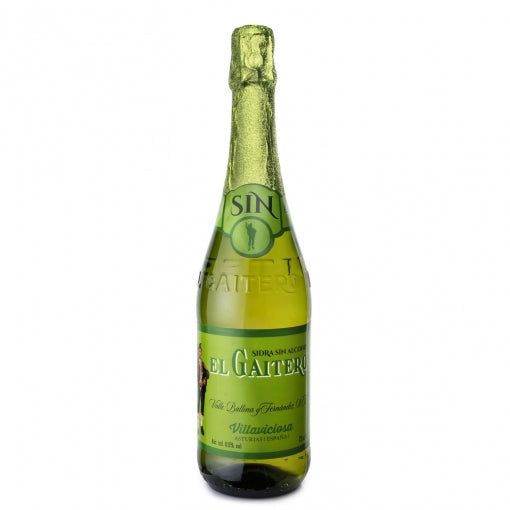 SIDRA SIN ALCOHOL EL GAITERO 75CL