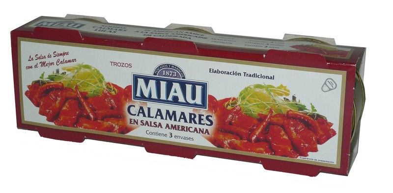 CALAMAR SALSA AMERICANA MIAU P-3