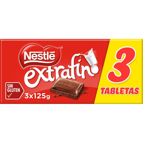 CHOCOLATE NESTLE EXTRAFINO 125G.P-3