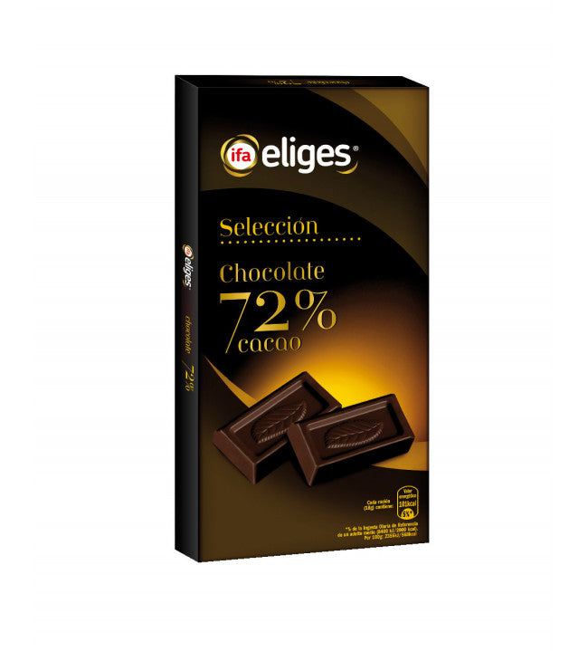 CHOCOLATE ELIGES NEGRO 72% 125G