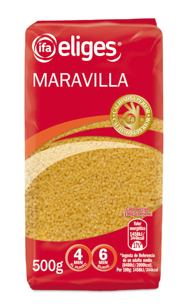 PASTA ELIGES 500G MARAVILLA