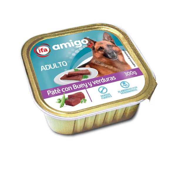 ALIMENTO PERRO AMIGO 300G TARRINA BUEY