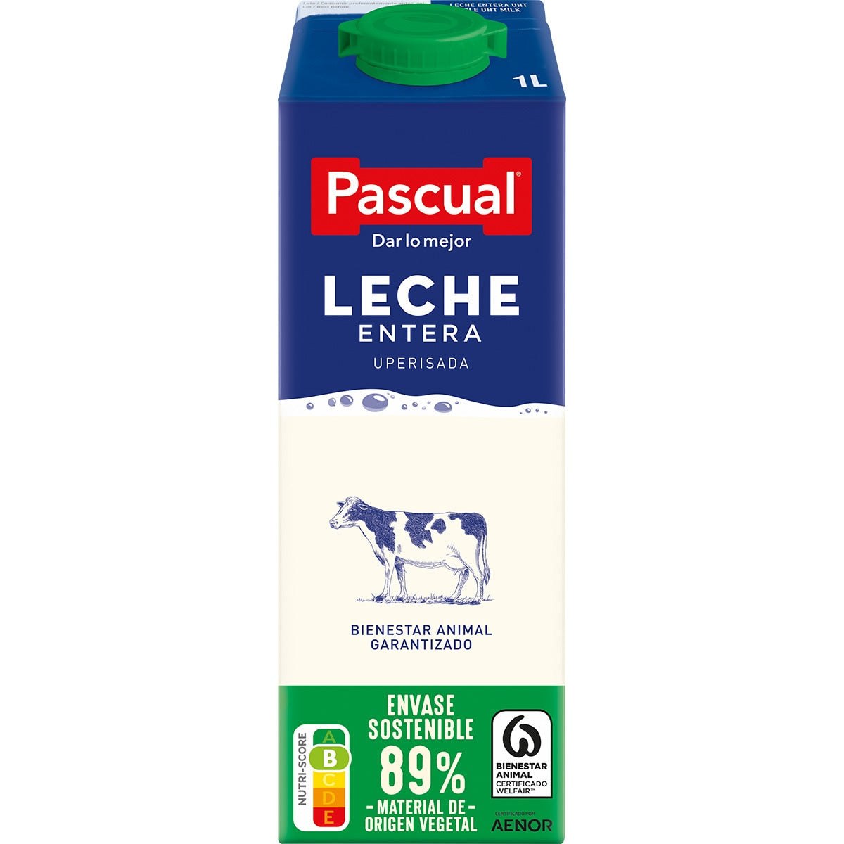 LECHE ENTERA PASCUAL 1L