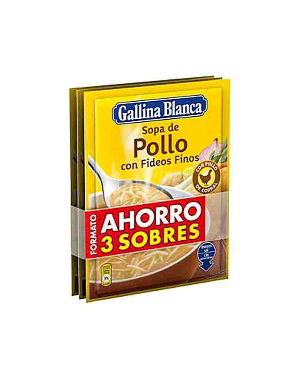 G.BLANCA PK2+1 SOPA POLLO FIDEO F