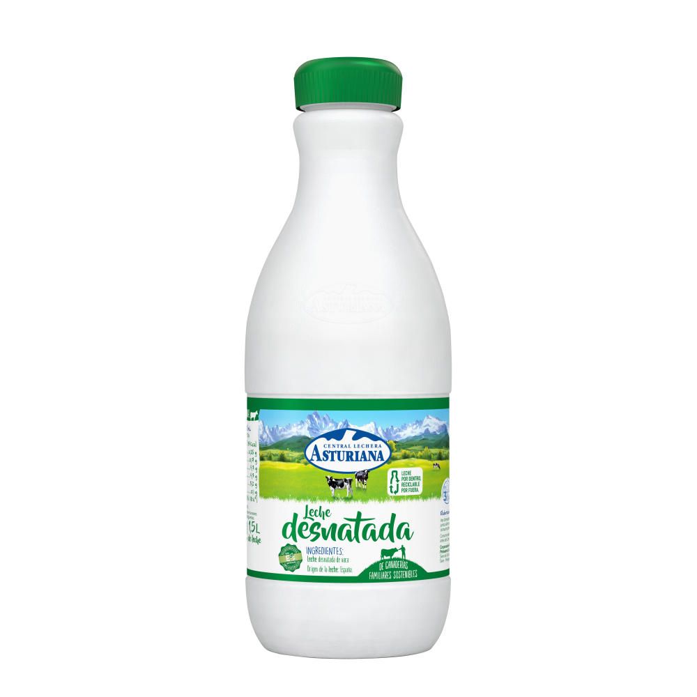 LECHE DESNATADA ASTURIANA 1.5L