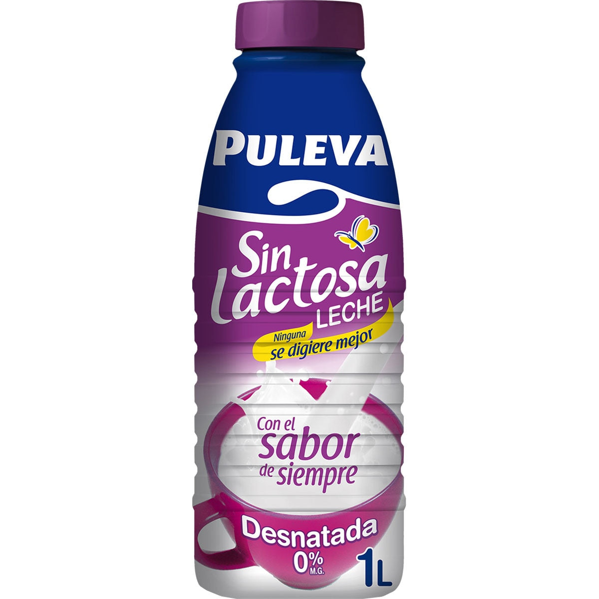 LECHE SIN LACTOSA DESNATADA PULEVA 1L