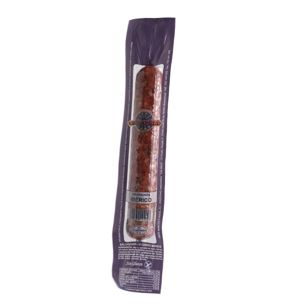 SALCHICHON EX.CEBO 450G BOTON CHARRO