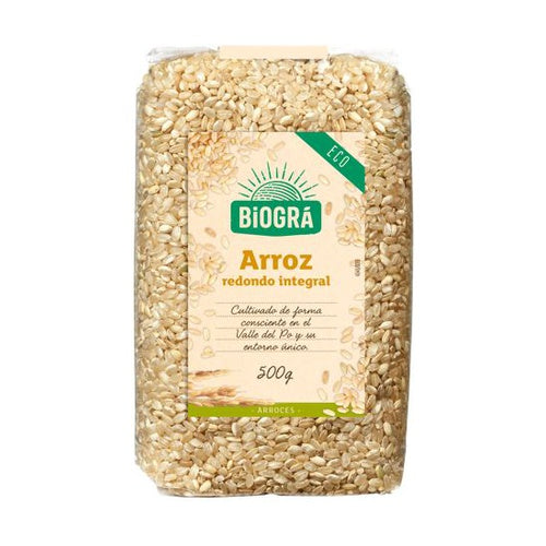 ARROZ INTEGRAL BIOGRA REDONDO 500G