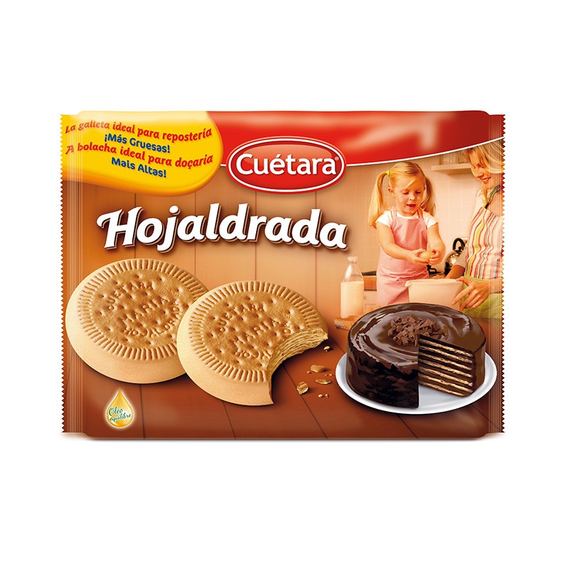 GALLETA CUETARA HOJALDRADA P-4 600G