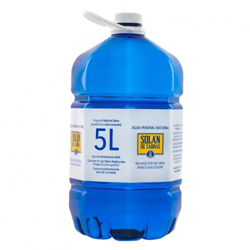 AGUA SOLAN CABRAS 5L.