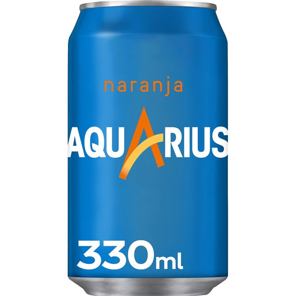 BEBIDA ISOTONICA AQUARIUS LATA 33CL.NARANJA