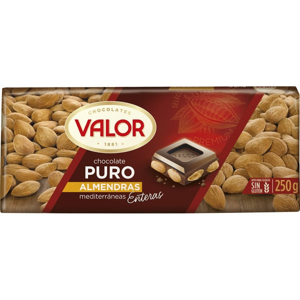 CHOCO VALOR 250G PURO ALM