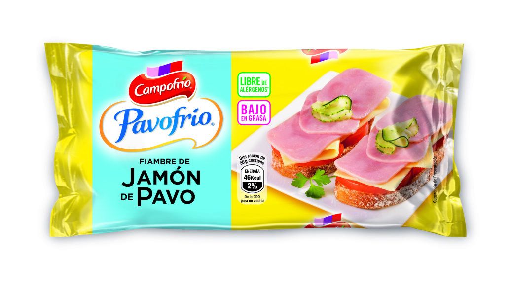 JAMON COCIDO PIEZA CAMPOFRIO PAVOFRIO MINI 380G