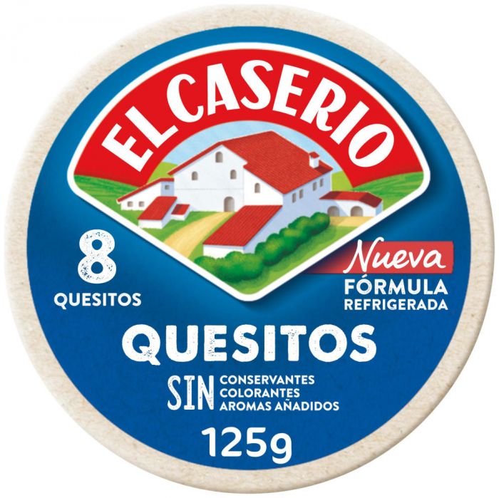 QUESO PORCIONES EL CASERIO 8U