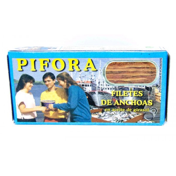 ANCHOA ACEITE GIRASOL PIFORA 45G