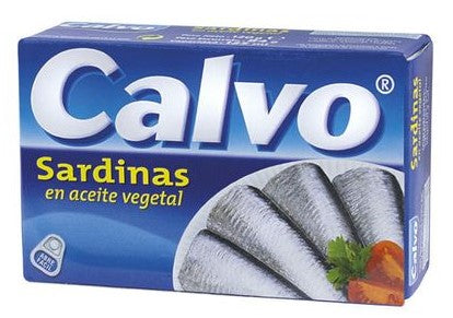 SARDINAS ACEITE VEGETAL CALVO 125 ML