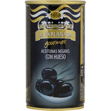 ACEITUNA EXPLANADA GOURMET NEGRA 360G.