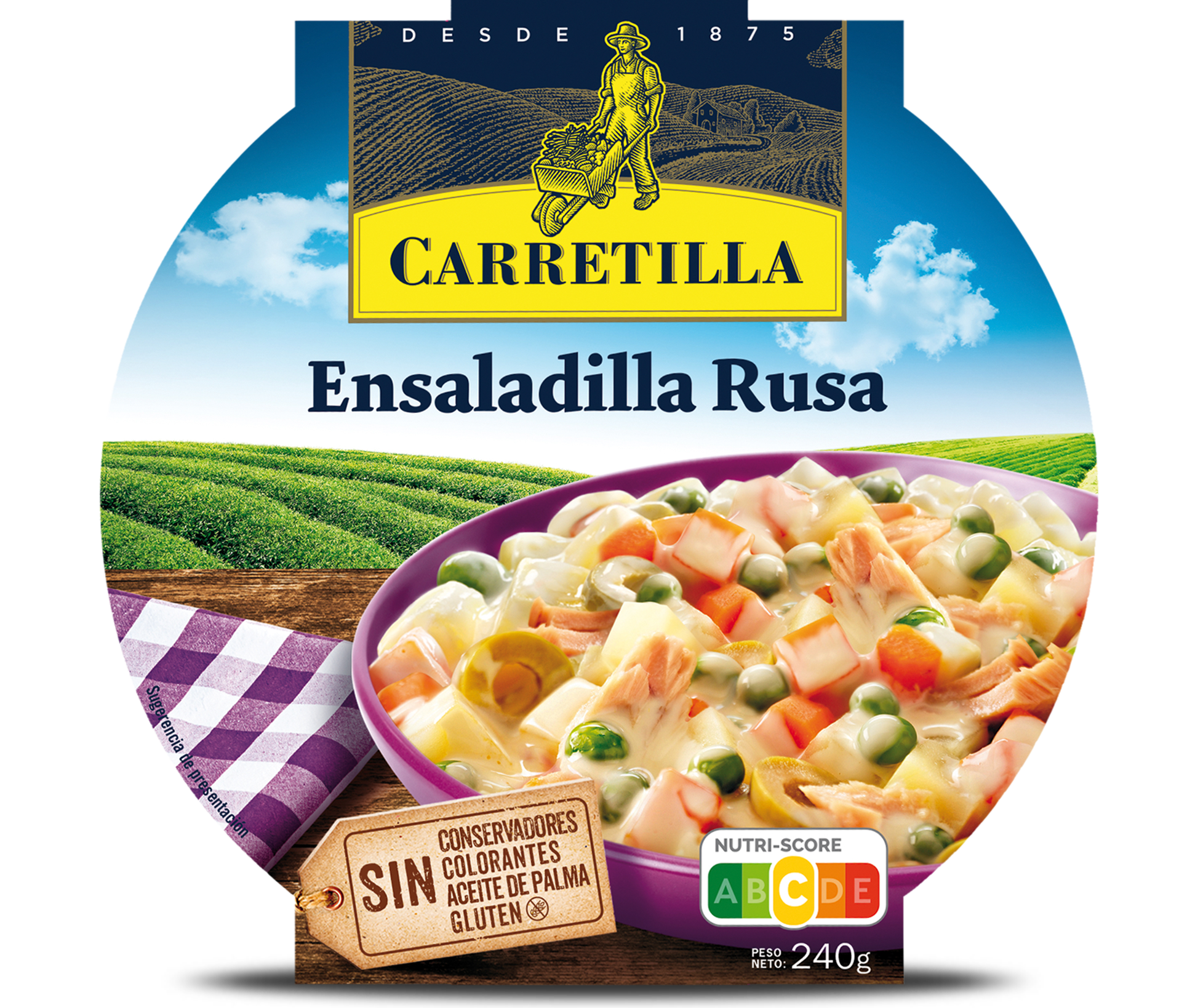 CARRETILLA ENSALADA RUSA 240G