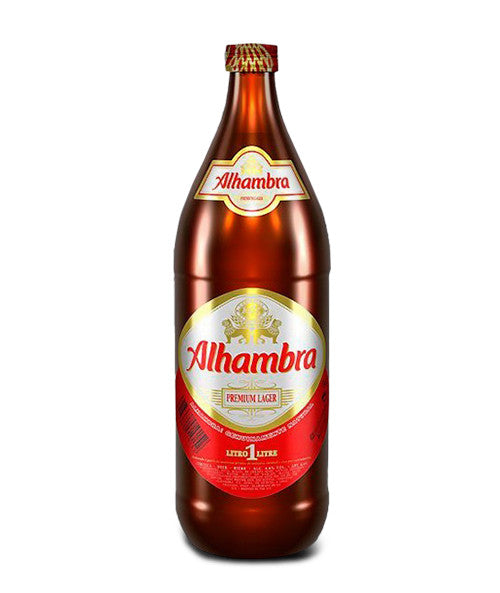 CERVEZA BOTELLA 1L ALHAMBRA