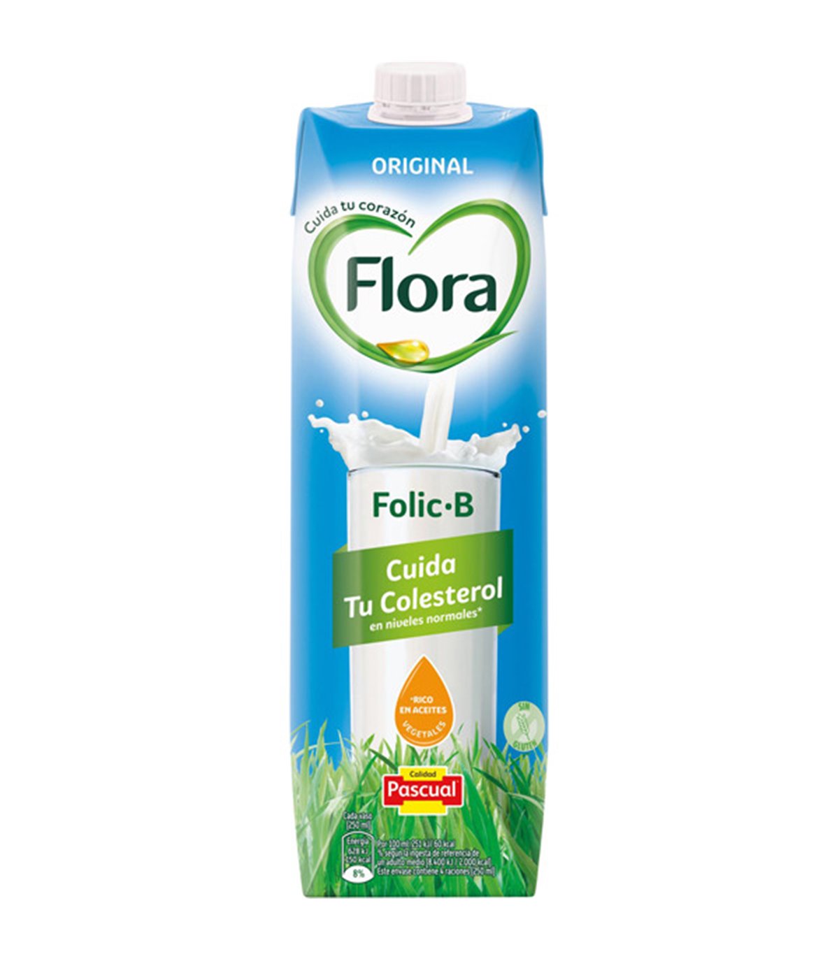 LECHE ENTERA FLORA 1L