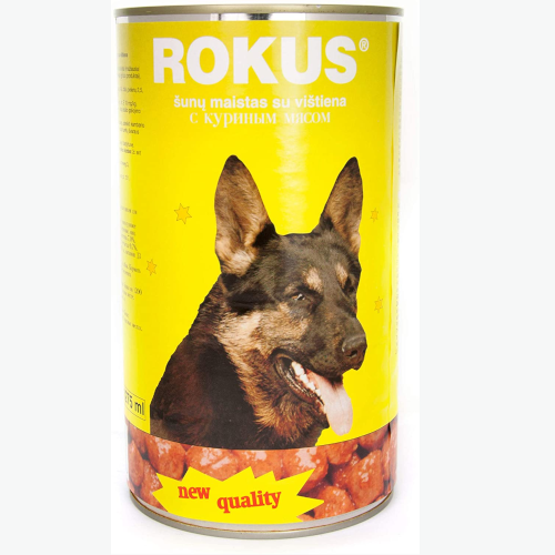 ALIMENTO PERRO POLLO ROKUS 410G