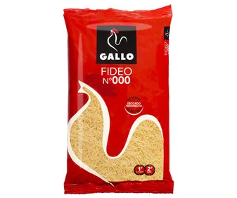 PASTA GALLO 250G FIDEO 000